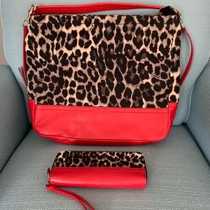 EUC Coach Ocelot Multi-Way Bag and Wallet